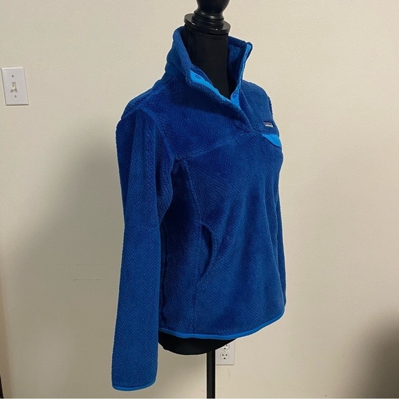 Patagonia Pullover Women’s Size Small Blue Worn Wear® Re-Tool Snap-T® Sweater - Picture 5 of 12